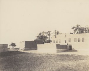 Syout, Arab Dwellings on the Edge of the Nile, 1851-52, tryckt 1853-54.