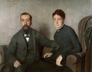 Porträtt av konstnärens föräldrar av Félix Vallotton