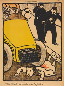 Brott och straff VI, 763: Salute First av Félix Vallotton