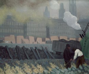 Hamnen i Rouen av Félix Vallotton