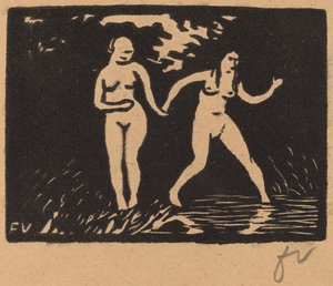 Entering the Water Entering the Water, 1893.