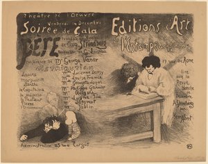 Far: tragedi i 3 akter av aug. Strindberg, 1894. av Félix Vallotton