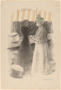 Den gröna hatten Den gröna hatten, 1896. av Félix Vallotton