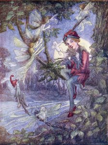 Peter Pan (färglitografi)