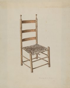 Ladder Back Stol av Florence Grant Brown
