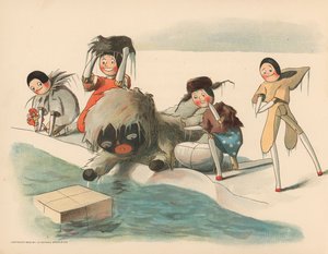 Illustration för Golliwoggs Polar Adventures