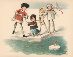 Illustration för Golliwoggs Polar Adventures