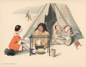 Illustration för Golliwoggs Polar Adventures