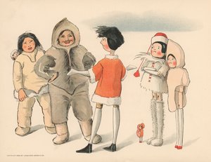 Illustration för Golliwoggs Polar Adventures
