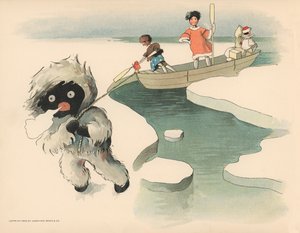 Illustration för Golliwoggs Polar Adventures