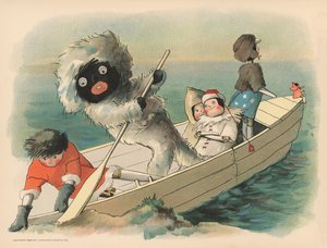 Illustration för Golliwoggs Polar Adventures