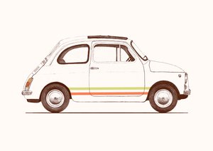 Cinquecento, 2023 (penna och digital) av Florent Bodart