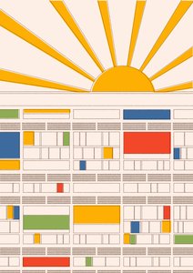 Radiant City, 2021 (digital) av Florent Bodart