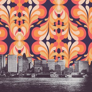 Färgglad himmel ovanför New York av Florent Bodart