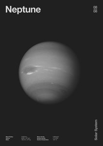Neptune : Minimal Planets Datas, 2023 (digital) av Florent Bodart