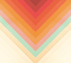 Rainbow Chevrons, 2020 (digital) av Florent Bodart