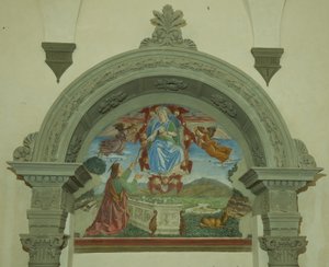 Jungfru Marias antagande av Florentine School