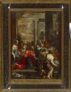 Salomos avgudadyrkan, ca. 1675 - 1695 av Florentine School