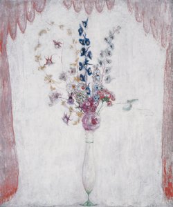 Delphinums and Columbine, ca 1923 (olja på duk)