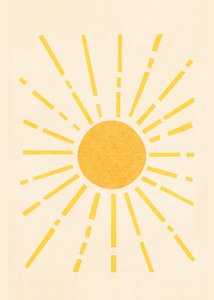 Golden Sunburst av Flow Line