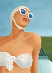 Retro-sommarsimmare av Flow Line