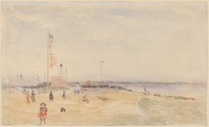Pourville-sur-Mer av Follower of James McNeill Whistler
