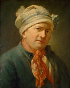 Porträtt av en man av Follower of Jean Siméon Chardin