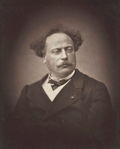 Alexandre Dumas, fils fransk romanförfattare och dramatiker, 1824-1895, 187576. av Fontaine