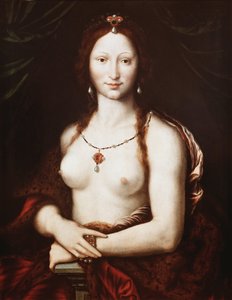 Porträtt av Mona Vanna (olja på trä