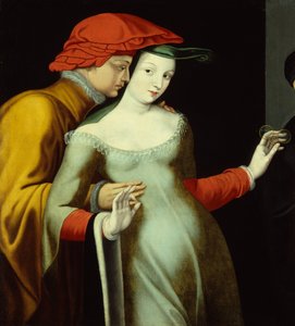 De älskande, ca 1600 (olja på duk)