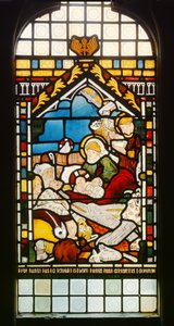 The Nativity, 1861 (målat glas) av Ford Madox Brown