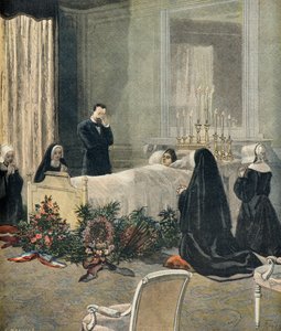 Cecile Carnot på sin dödsbädd