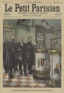 Invigning av laboratorier på Paris Commodities Exchange