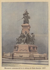 Monument till minne av försvaret av Saint-Quentin 1557 av Fortune Louis Meaulle