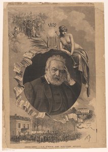 Porträtt av Victor Hugo 1802-1881 Victor Hugo