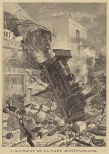 Tågkrasch vid Gare Montparnasse