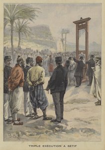 Trefaldig avrättning i Setif, Algeriet