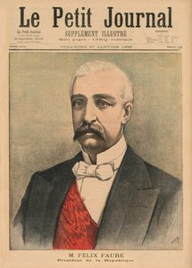 Felix Faure, Frankrikes president, framsidans illustration från 