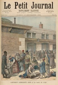 Judiskt flyktingläger i Gare de Lyon, från 