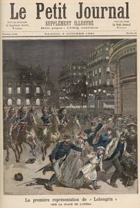 Upplopp i Paris som protesterar mot framförandet av 