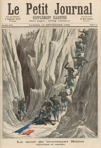 Löjtnant Bujons död: Upptäckten av hans kropp, från "Le Petit Journal", 12 september 1891