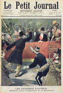 Incidenterna i Auteuil, aggression mot republikens president, titelsida från 