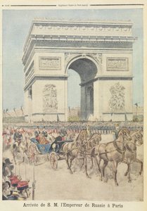 Tsar Nicholas II (1894-1917) i Paris, från 