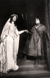 Dorothea Baird 1875-1933 och Harcourt Williams 1880-1957 i Paola och Francesca, 1907.