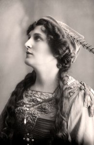 Evelyn Millard 1869-1941, engelsk skådespelerska, tidigt 1900-tal.