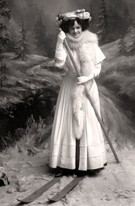 Gertie Millar 1879-1952, engelsk skådespelerska, 1906. av Foulsham and Banfield