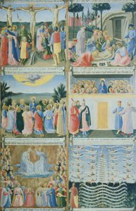 Armadio degli Argenti (Silverkista) med Jesu liv av Fra (c.1387 1455) Angelico