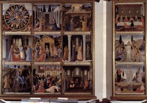 Scen av Kristi liv av Fra  Angelico