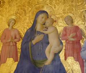 Bosco ai Frati Altartavla av Fra Angelico