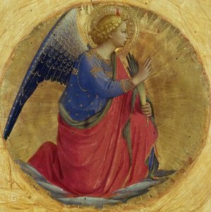Italienska: Annunciazione Perugia Altartavla av Fra Angelico